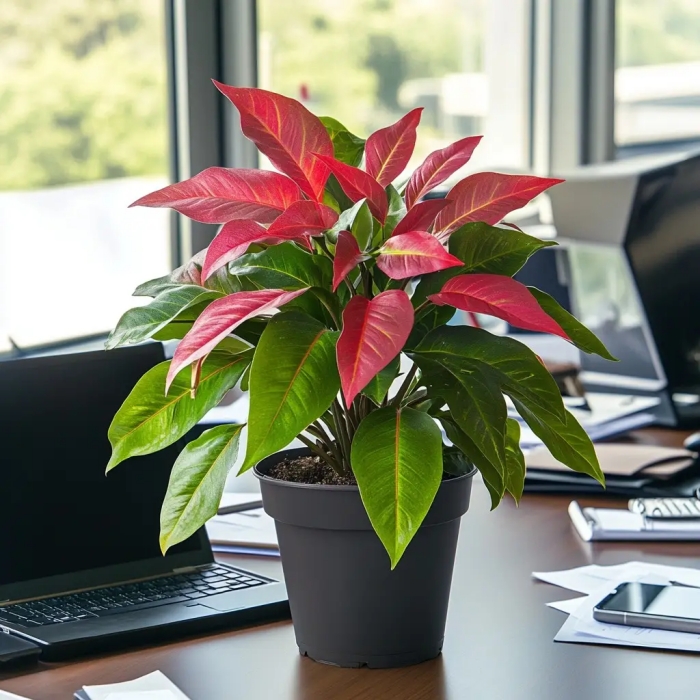 绿植租赁——办公室杀菌除尘首选四大植物